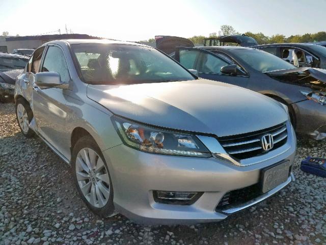 1HGCR2F89DA283317 - 2013 HONDA ACCORD EXL SILVER photo 1