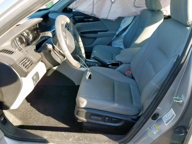 1HGCR2F89DA283317 - 2013 HONDA ACCORD EXL SILVER photo 5