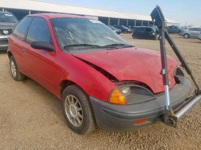 2C1MR2261T6759771 - 1996 GEO METRO BASE RED photo 1