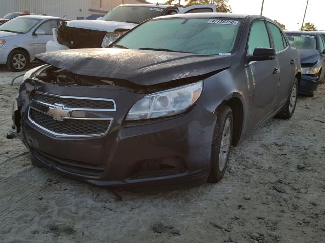1G11C5SA1DF351901 - 2013 CHEVROLET MALIBU 1LT BLACK photo 2
