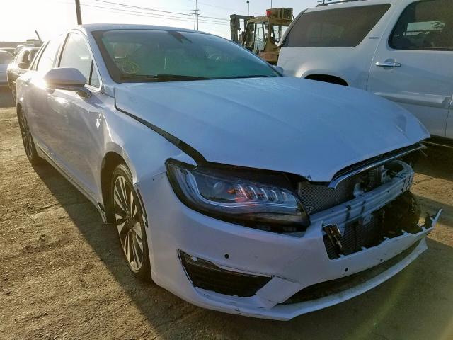 3LN6L5EC6KR613403 - 2019 LINCOLN MKZ RESERV WHITE photo 1