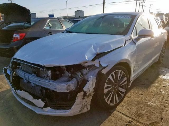 3LN6L5EC6KR613403 - 2019 LINCOLN MKZ RESERV WHITE photo 2