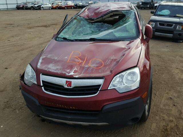 3GSCL33P98S627089 - 2008 SATURN VUE XE RED photo 9