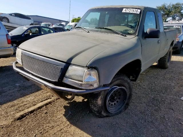 1FTYR14C3YPA03397 - 2000 FORD RANGER SUP GREEN photo 2