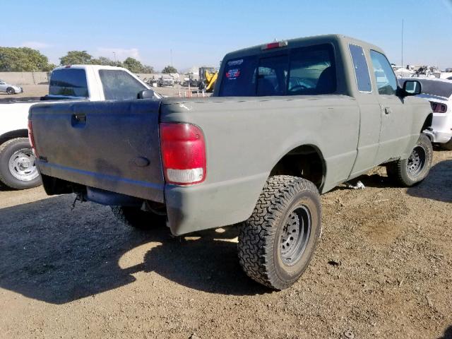 1FTYR14C3YPA03397 - 2000 FORD RANGER SUP GREEN photo 4