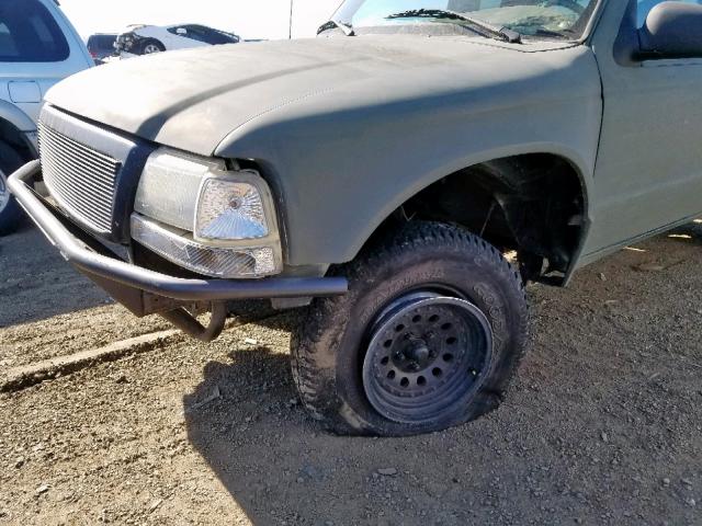 1FTYR14C3YPA03397 - 2000 FORD RANGER SUP GREEN photo 9