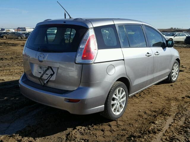 JM1CR2W3XA0365660 - 2010 MAZDA 5 SILVER photo 4