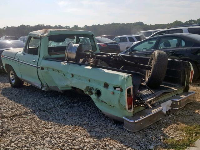 F15GNY16231 - 1977 FORD PICK UP TURQUOISE photo 3