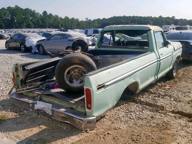 F15GNY16231 - 1977 FORD PICK UP TURQUOISE photo 4