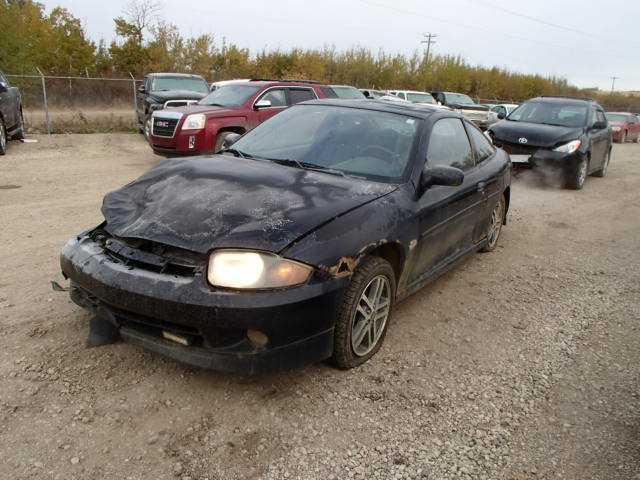 1G1JH12F737178884 - 2003 CHEVROLET CAVALIER L BLACK photo 2