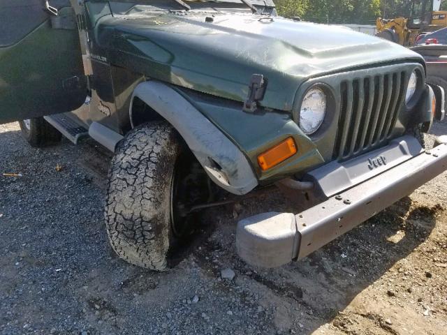 1J4FY29P9VP449877 - 1997 JEEP WRANGLER / GREEN photo 9