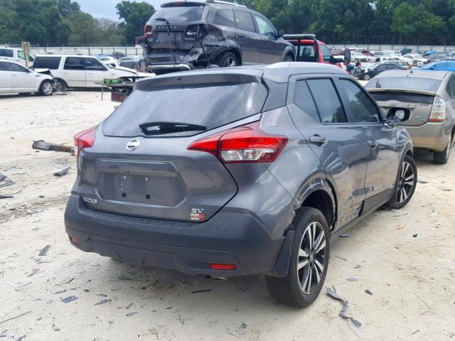 3N1CP5CU3JL529356 - 2018 NISSAN KICKS S CHARCOAL photo 4