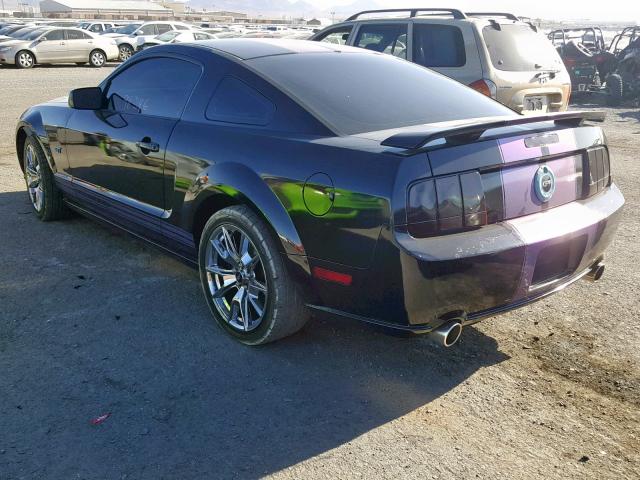 1ZVHT82H185111857 - 2008 FORD MUSTANG GT BLACK photo 3