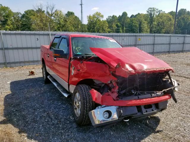 1FTEW1E84AFD74246 - 2010 FORD F150 SUPER RED photo 1