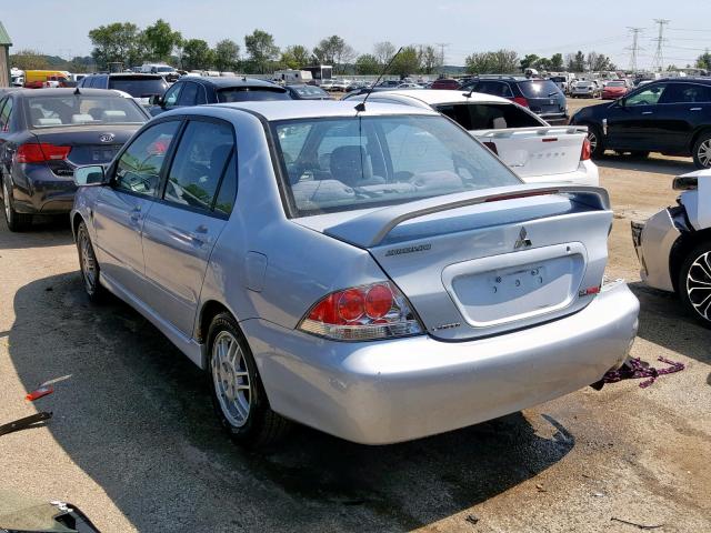 JA3AJ86E25U010000 - 2005 MITSUBISHI LANCER OZ SILVER photo 3