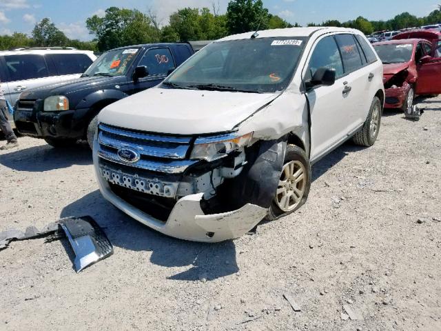 2FMDK3GC5BBA58227 - 2011 FORD EDGE SE WHITE photo 2