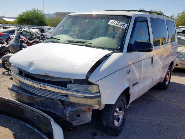 1GNDM19X42B102993 - 2002 CHEVROLET ASTRO WHITE photo 2