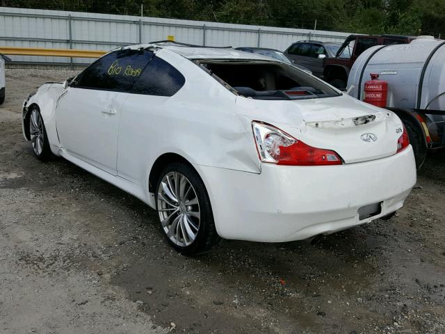 JN1CV6EK0CM420384 - 2012 INFINITI G37 BASE WHITE photo 3