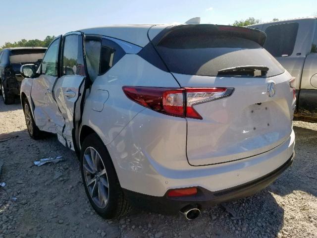 5J8TC2H54KL020402 - 2019 ACURA RDX WHITE photo 3