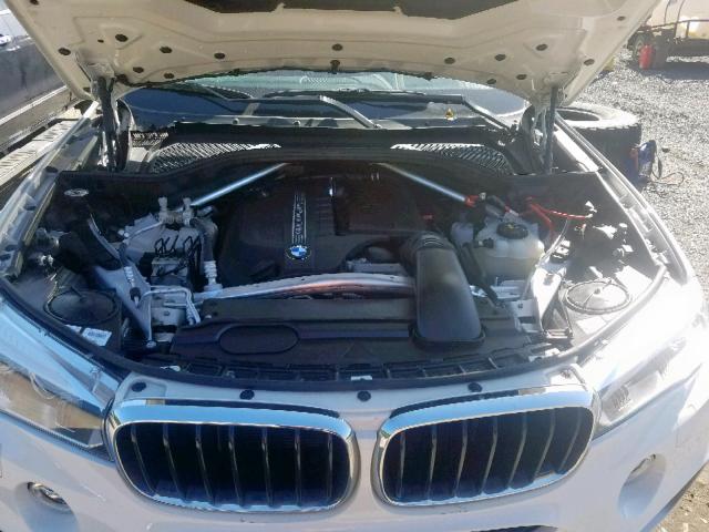 5UXKU2C53H0N84968 - 2017 BMW X6 XDRIVE3 WHITE photo 7