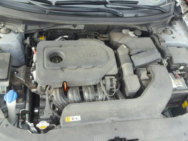 5NPE34AF1FH052983 - 2015 HYUNDAI SONATA SPO GRAY photo 7