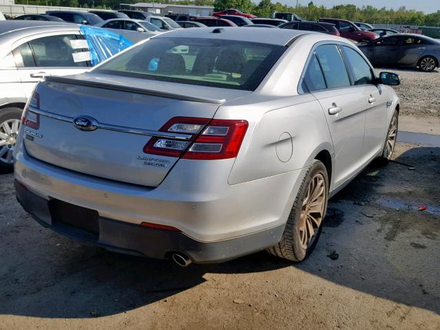 1FAHP2F84EG128530 - 2014 FORD TAURUS LIM SILVER photo 4