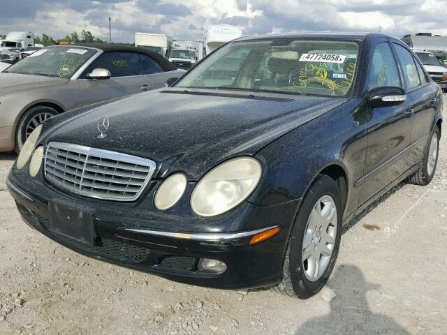 WDBUF65J35A700065 - 2005 MERCEDES-BENZ E 320 BLACK photo 2