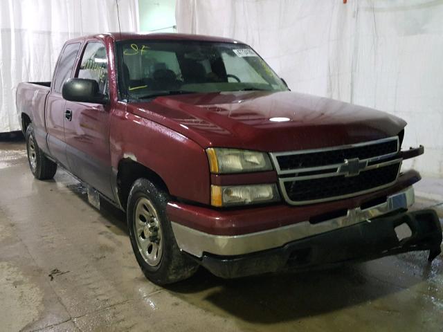 1GCEC19V06Z102324 - 2006 CHEVROLET SILVERADO RED photo 1