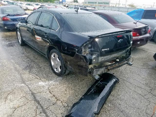 2G1WD58C879303417 - 2007 CHEVROLET IMPALA SUP Қара фото 3