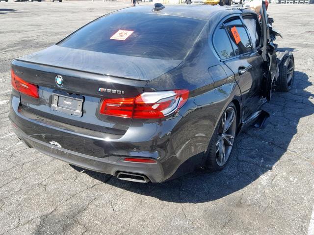 WBAJB9C59JB286220 - 2018 BMW M550XI BLACK photo 4