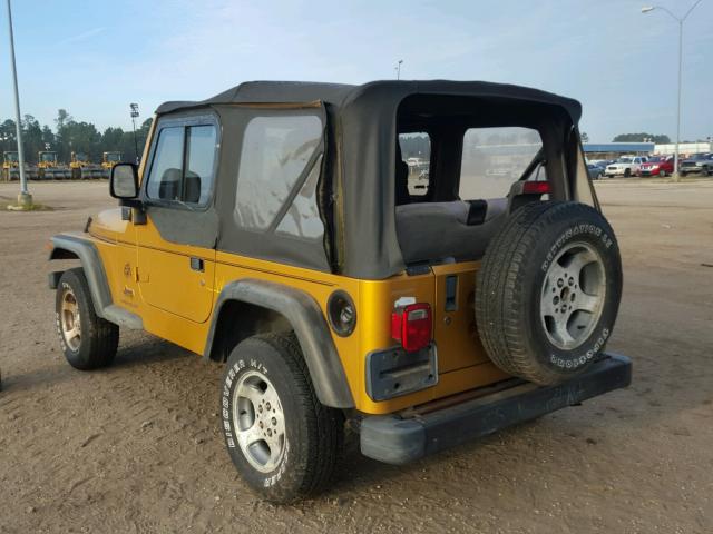 1J4FA29173P315608 - 2003 JEEP WRANGLER / GOLD photo 3