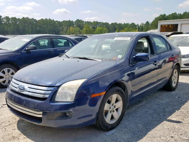 3FAHP07187R156199 - 2007 FORD FUSION SE BLUE photo 2