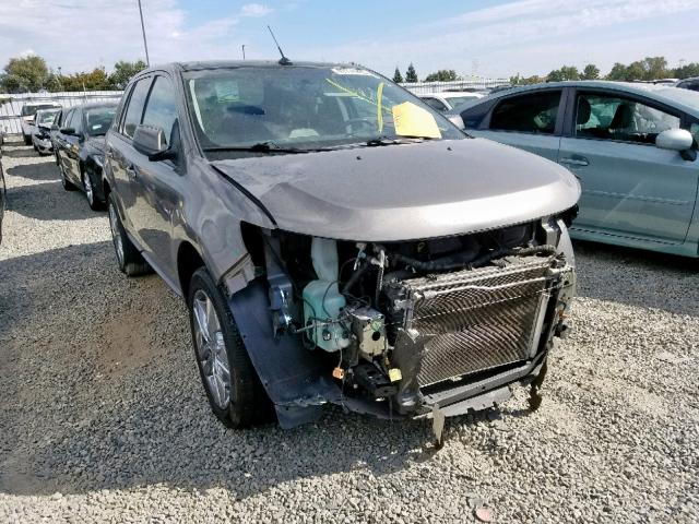 2FMDK3JC5DBB17692 - 2013 FORD EDGE SEL GRAY photo 1