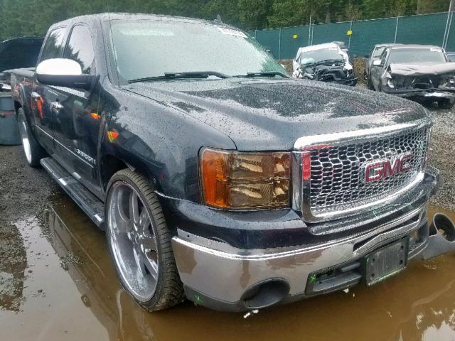 3GTEC23339G180842 - 2009 GMC SIERRA C15 BLUE photo 1