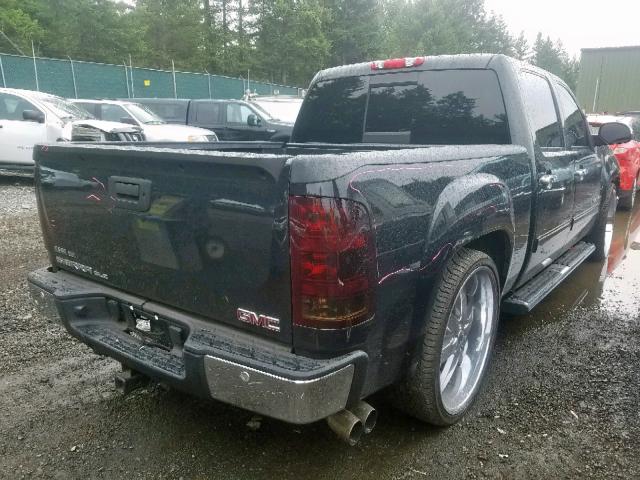 3GTEC23339G180842 - 2009 GMC SIERRA C15 BLUE photo 4