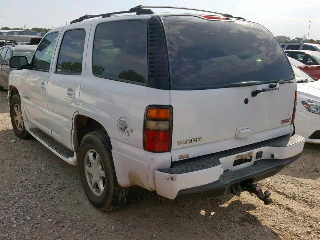 1GKEK63U55J119718 - 2005 GMC YUKON DENA WHITE photo 3