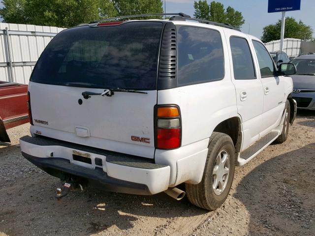 1GKEK63U55J119718 - 2005 GMC YUKON DENA WHITE photo 4