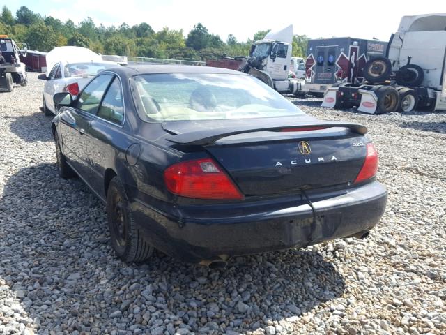 19UYA42421A016432 - 2001 ACURA 3.2CL BLACK photo 3