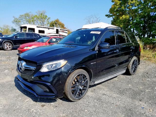 4JGDA7EB6JB006159 - 2018 MERCEDES-BENZ GLE 63 AMG BLACK photo 2