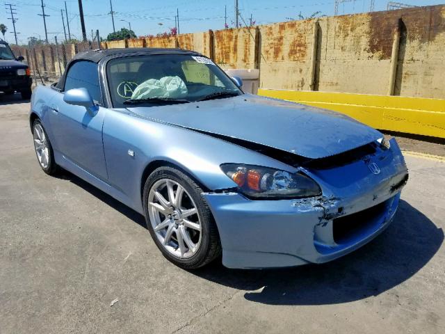 JHMAP21494S001282 - 2004 HONDA S2000 BLUE photo 1