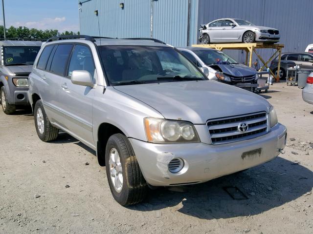 JTEHF21A320088013 - 2002 TOYOTA HIGHLANDER GRAY photo 1