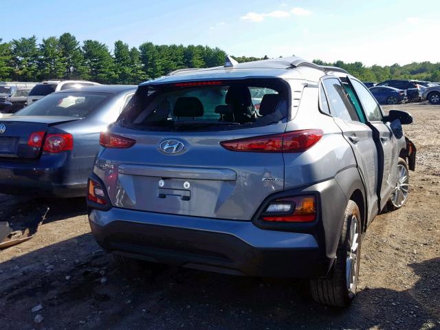 KM8K6CAA3KU359088 - 2019 HYUNDAI KONA SEL GRAY photo 4