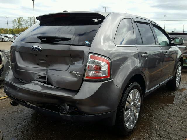 2FMDK4KCXABA37823 - 2010 FORD EDGE LIMIT GRAY photo 4