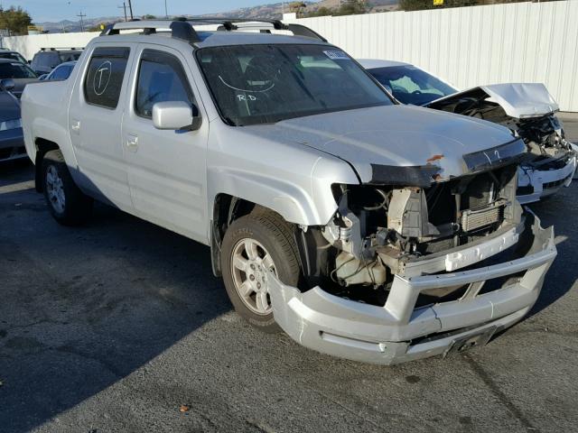 2HJYK16536H524152 - 2006 HONDA RIDGELINE SILVER photo 1