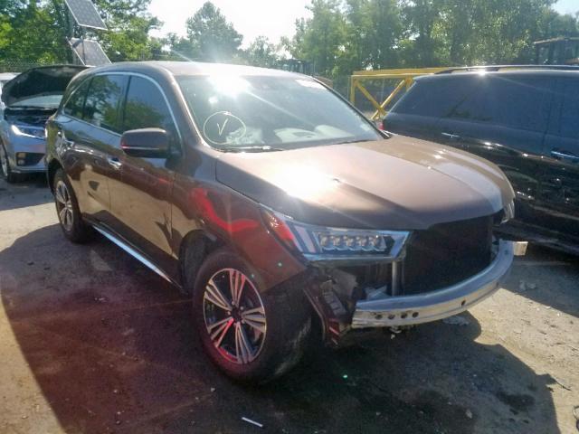 5J8YD4H74KL009223 - 2019 ACURA MDX BROWN photo 1