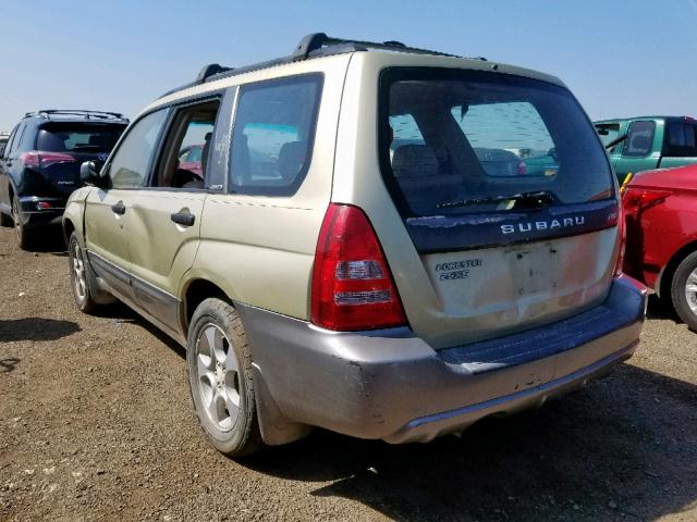 JF1SG65613H741936 - 2003 SUBARU FORESTER 2 CREAM photo 3