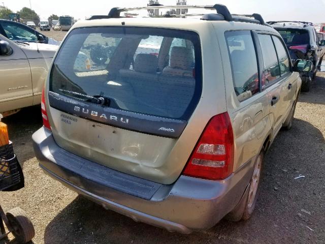 JF1SG65613H741936 - 2003 SUBARU FORESTER 2 CREAM photo 4