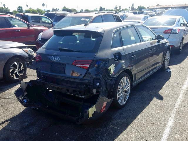 WAUSPBFF9JA079088 - 2018 AUDI A3 E-TRON GRAY photo 4