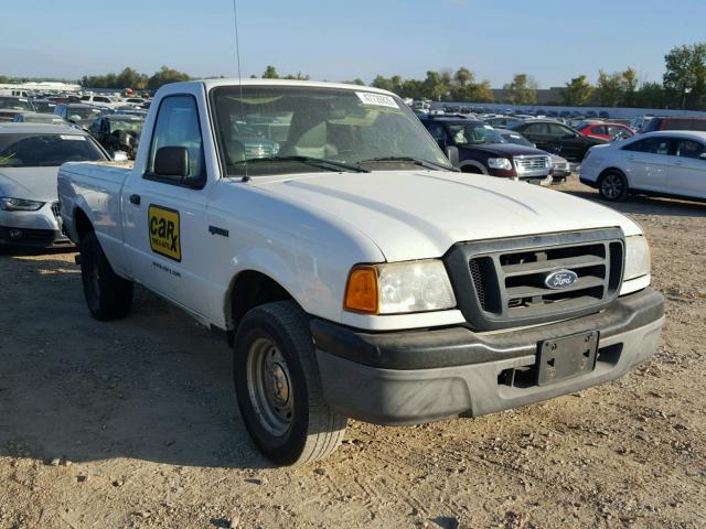 1FTYR10U45PA30697 - 2005 FORD RANGER WHITE photo 1