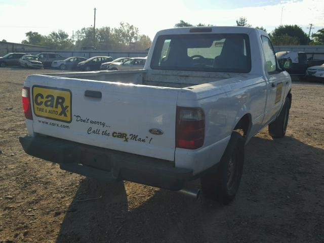 1FTYR10U45PA30697 - 2005 FORD RANGER WHITE photo 4